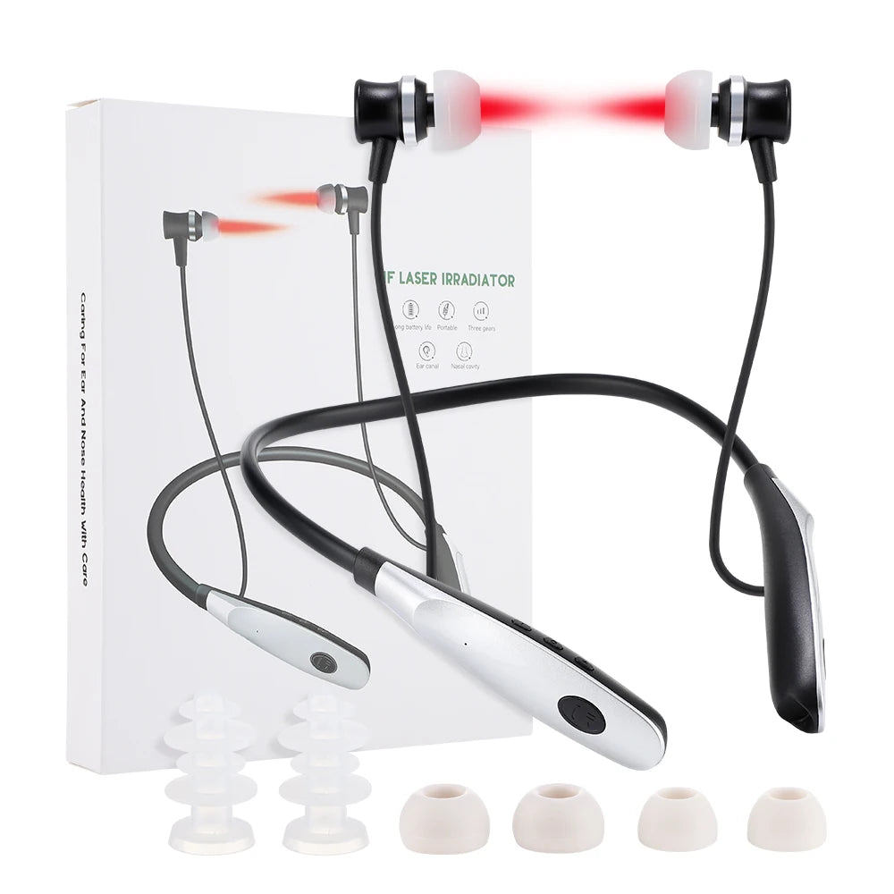 Tinnitus Ear Nasal Laser Therapy Irradiation Laser Physiotherapy Earplug Otitis Media Deafness Diabetes Hypertension Treatment